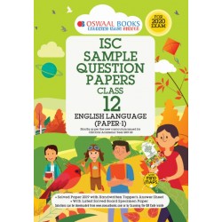 Oswaal ISC Sample Question Papers Class 12 English Language | Latest Edition